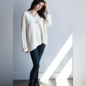 Twigg and Feather Isabelle Poncho Sweater - Canadian Made